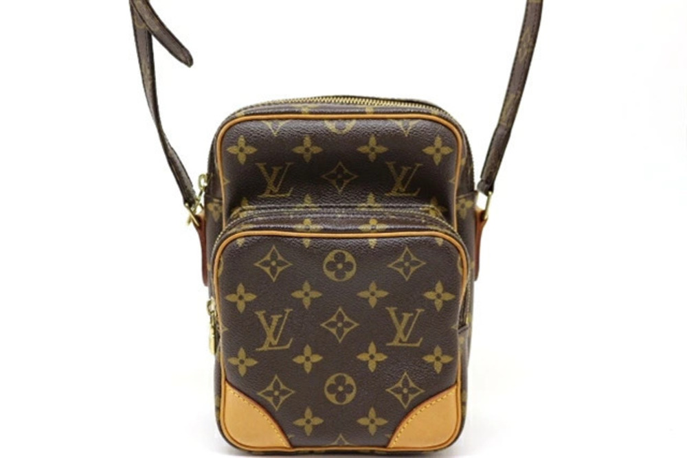 Louis Vuitton Amazon Monogram Shoulder Bag Brown